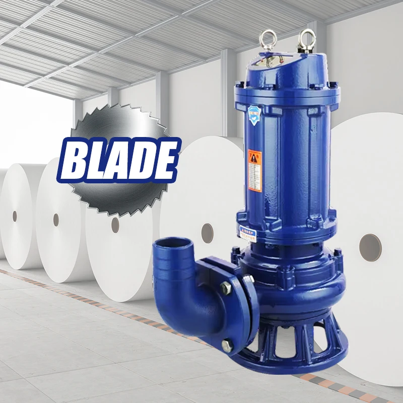 sewage pump with grinder submersible sewage pump with blade