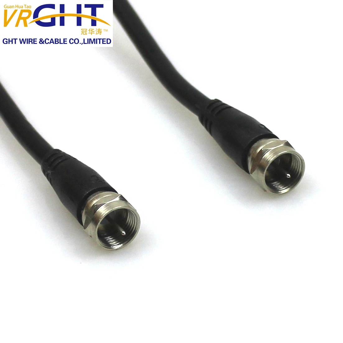 Factory supply high speed f connector rg6 2m 3m 5m 10m 15m rf coaxial cable tv cable