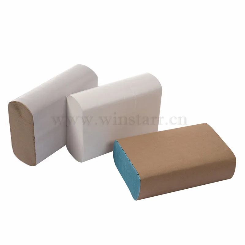 White virgin/recycle napkins M fold N fold Towel hand tissue soft MULTI-FOLD hand paper towel for hand drying