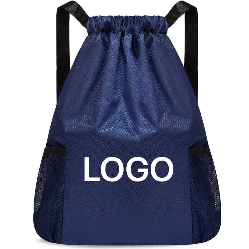 Drawstring bag sports leisure backpack Oxford fabric travel  student football shoes bag basketball bag