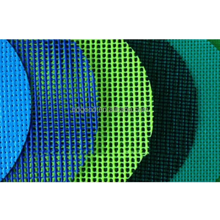 1000D Green Blue Red white Black Vinyl Colour PVC Coated Polyester Mesh Fabric