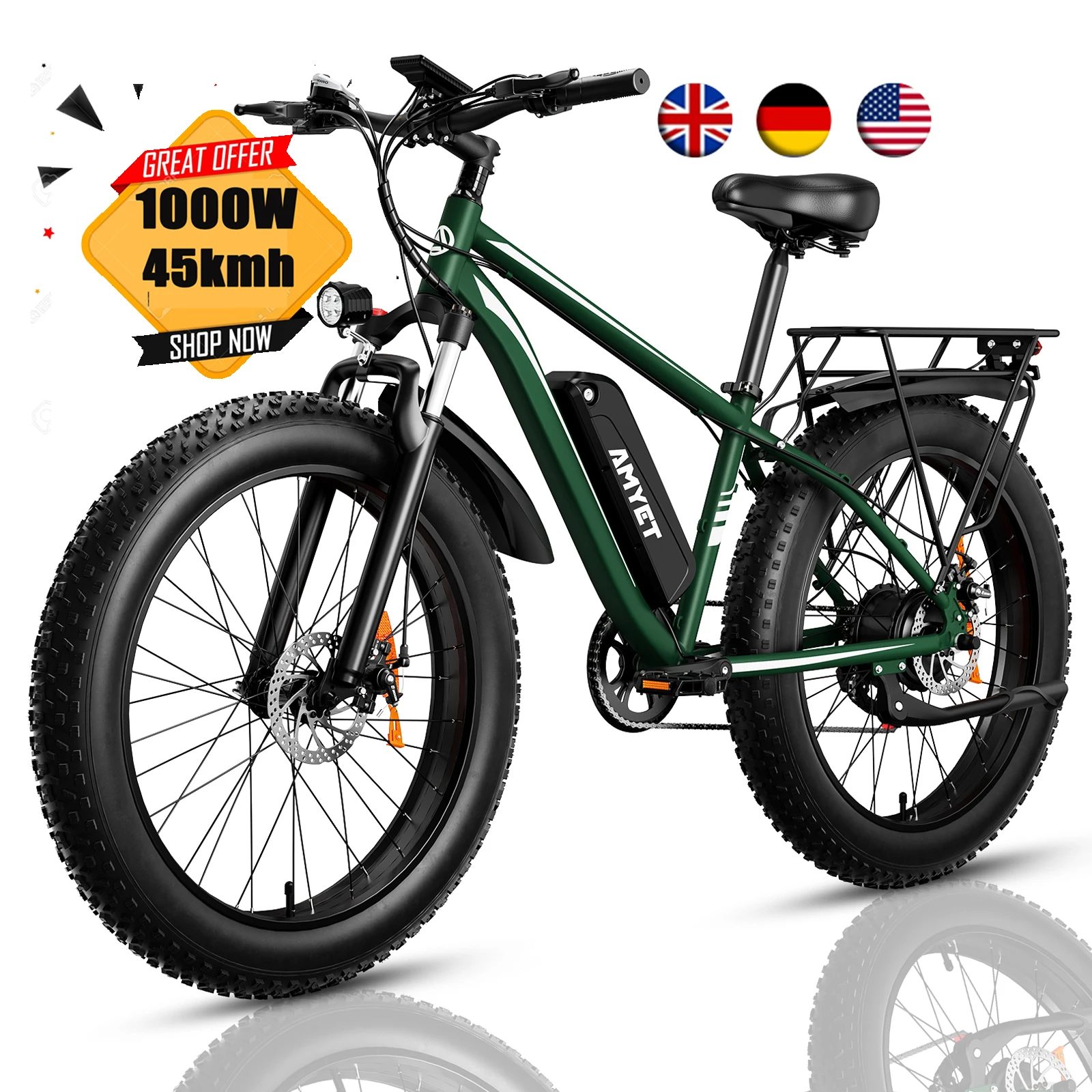 2023 original powerful 1000W  26inch dirt ebike Electric Motorcycle Adults electric bicycle 48V 15ah fast speed e bike