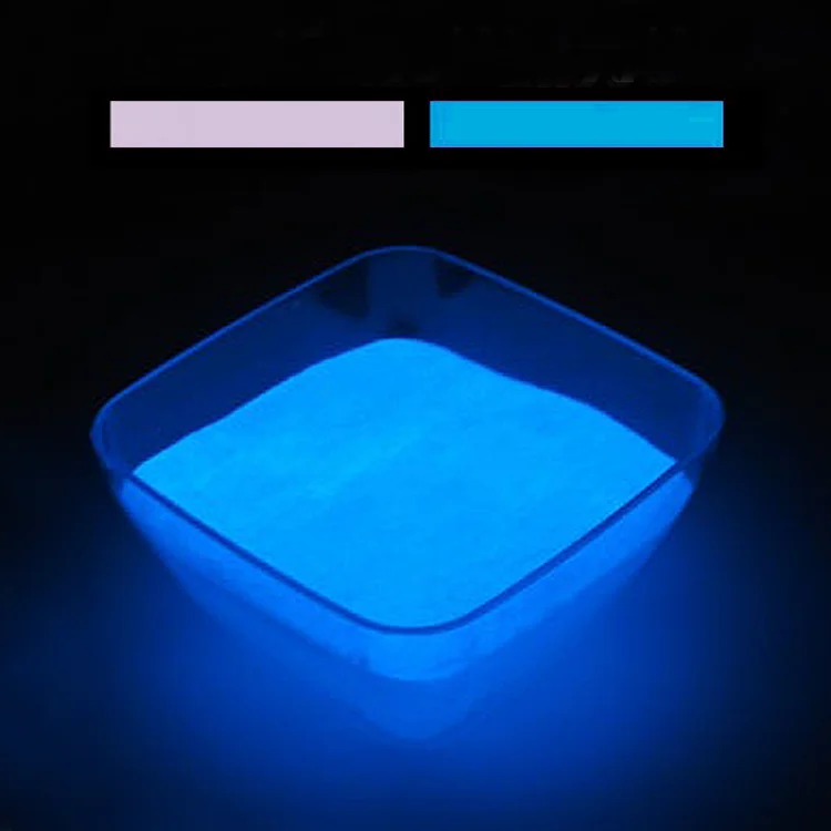 Long Lasting Night Glowing Fluorescent Phosphor Pigment Luminous Glow In The Dark Pigment Powder