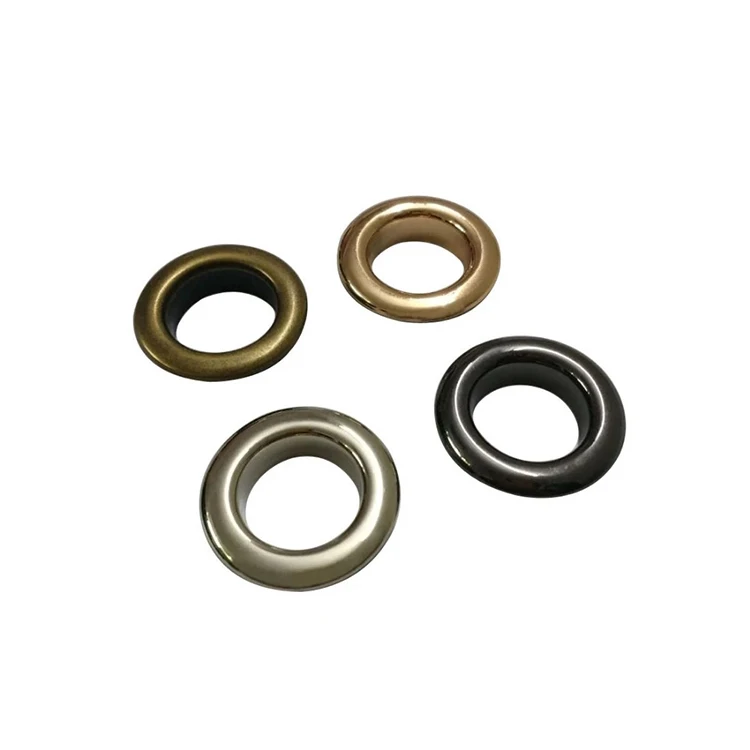 Золотые никелевые черные бронзовые цветные люверсы для одежды, шайба, металлические люверсы, 28 мм, круглые металлические латунные люверсы