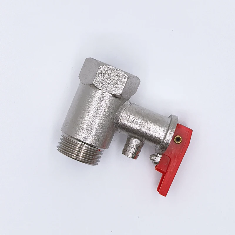 Hot Selling Brass Nickle Plated Safety Valve / Multi-function Valve for Storage Water Heater Special for Electric Water Heater