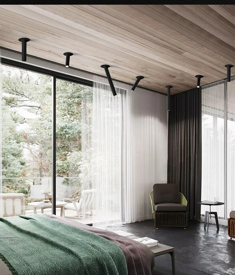 Wholesale manufacturer Scalable COB Spotlight Long tube LED downlight embedded surface mounted ceiling downlight