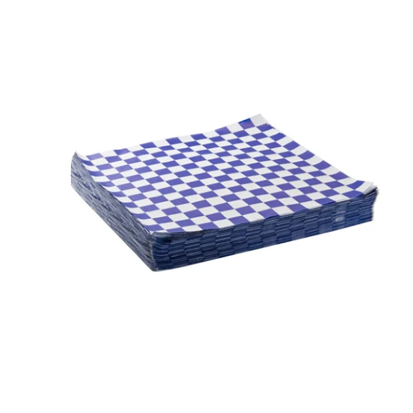 Hot selling food grade custom printed aluminum foil backed hamburger wrapping grease paper