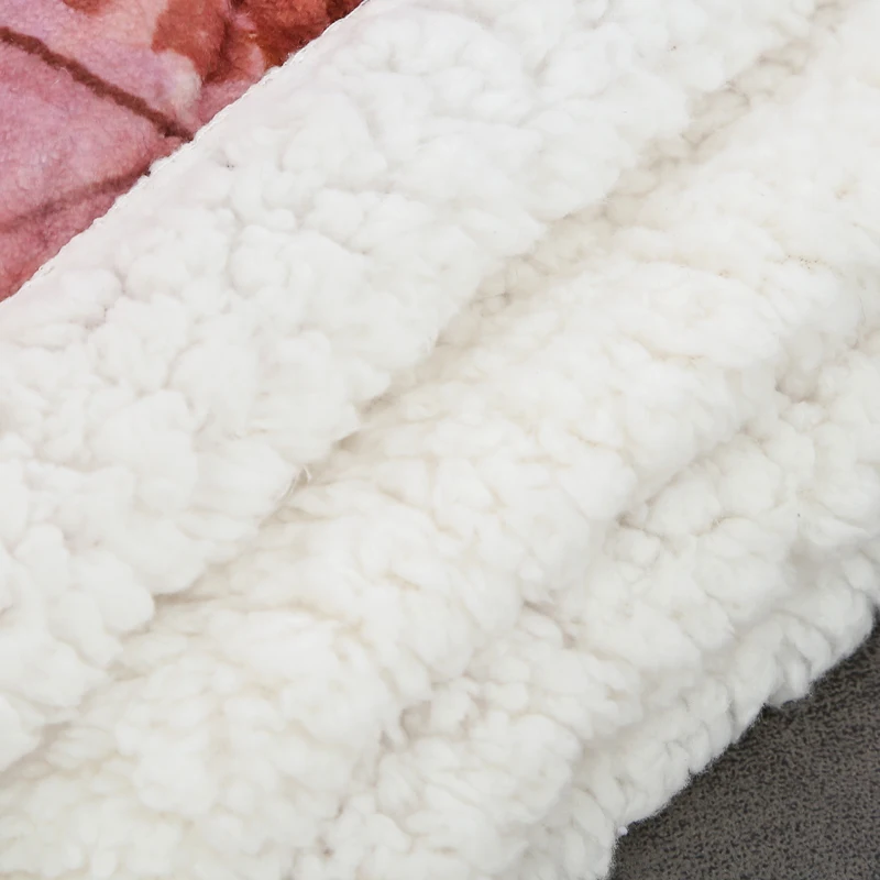 Printed Blanket Fleece Blanket Printed King And Queen Size Coral Flannel Fleece Blanket