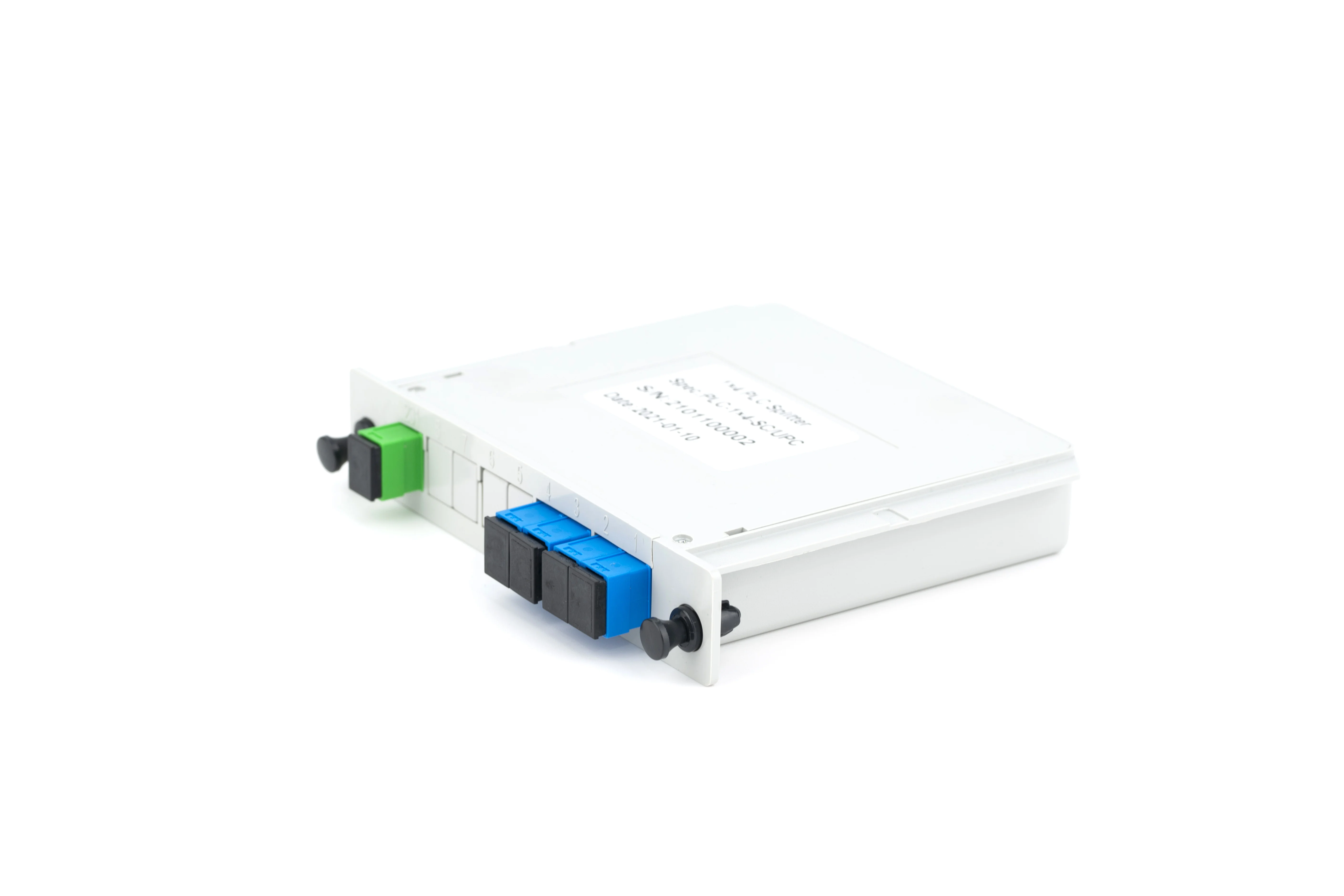 FTTH PLC Splitter 1x4 1x8 1x16 1x32 SC UPC PLC splitter LGX Box Cassette Inserting box PLC Splitter fiber optic splitter box