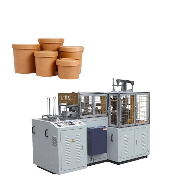 Ce Certification Intelligent PE Paper Disposable kraft Paper Bowl Making Machine From China(MB-C35)