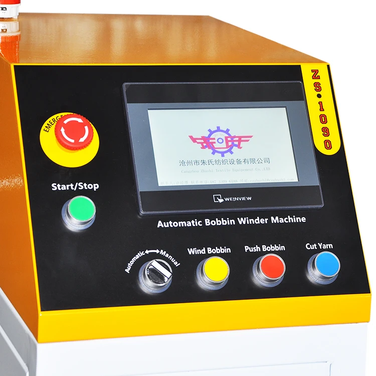 4 heads Yarn Bobbin Winding Machine 4 Spindles Wool Yarn Rewinding Machine