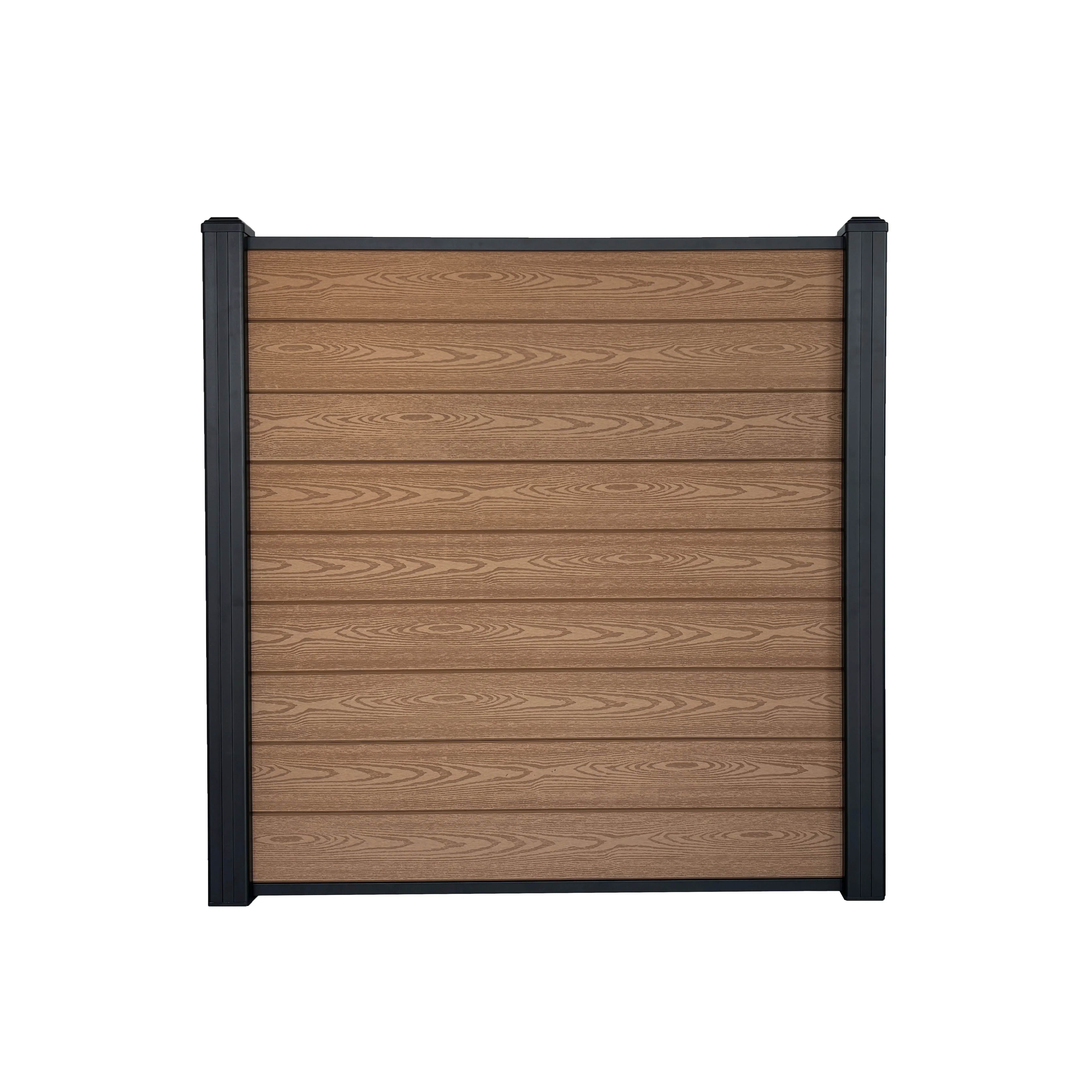 21mm Waterproof home fence panels easy to install WPC wood composite Cheap Garden Fencing