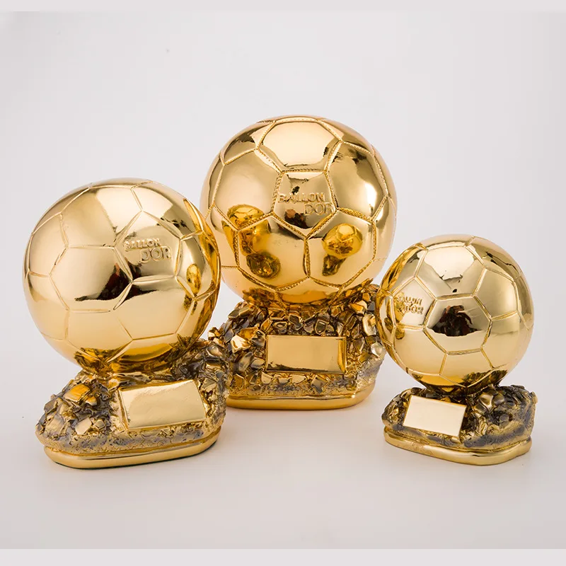2022 Summer Qater World Football Soccer Games Product Trophy Model Accessories Golden Globe Award