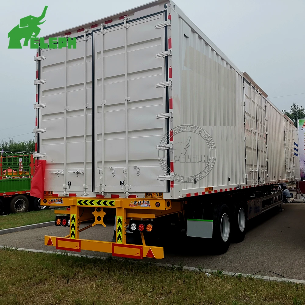 2024 New Trailer Box Long Distance Logistics Transport Trailer Cargo Truck Box Body For Trailer