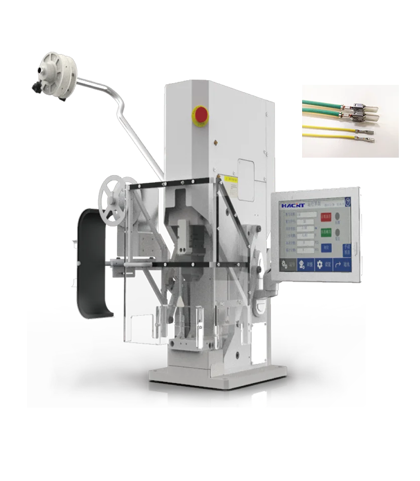 HBQ-160E 30 year experiences Semi-auto Servo MES Mute crimping terminal multi-function CRIMPING MACHINE