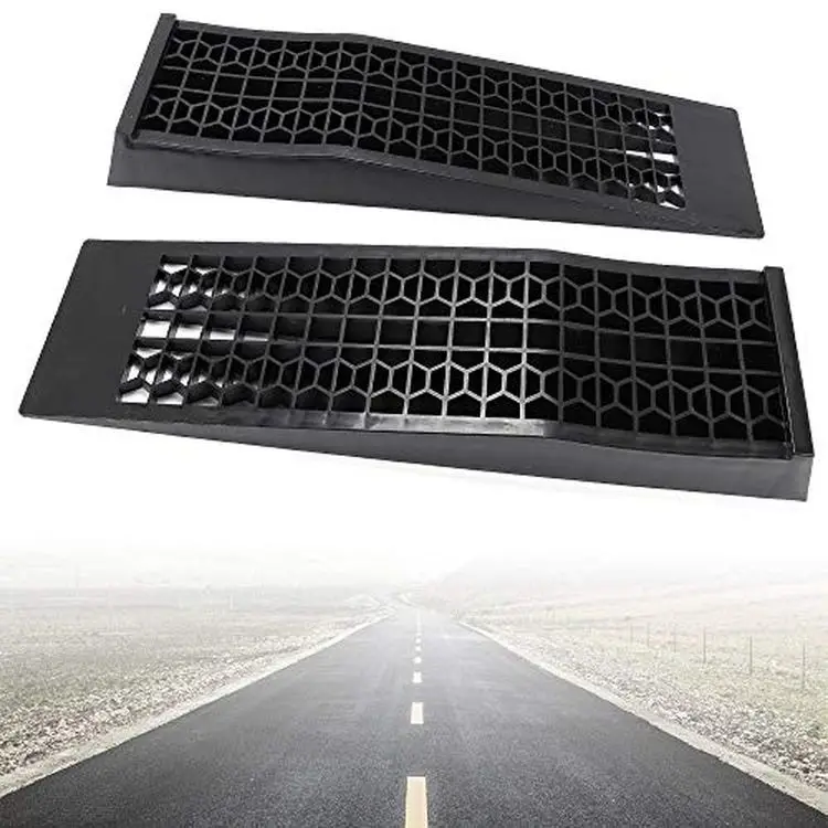 Ramps Pack of 2 Plastic Car Ramps High Tensile Plastic 3000 kg for cars