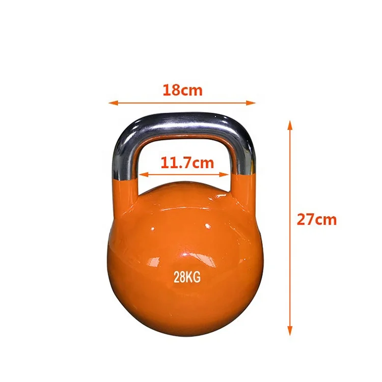 Wholesale High Quality Colored Weight Gym Equipments Steel Competition Kettlebells