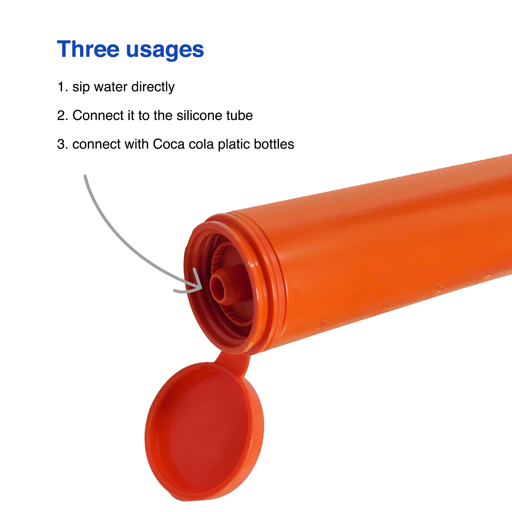 Water Filter Straw for Outdoors Camping Hiking and Home Emergency Use