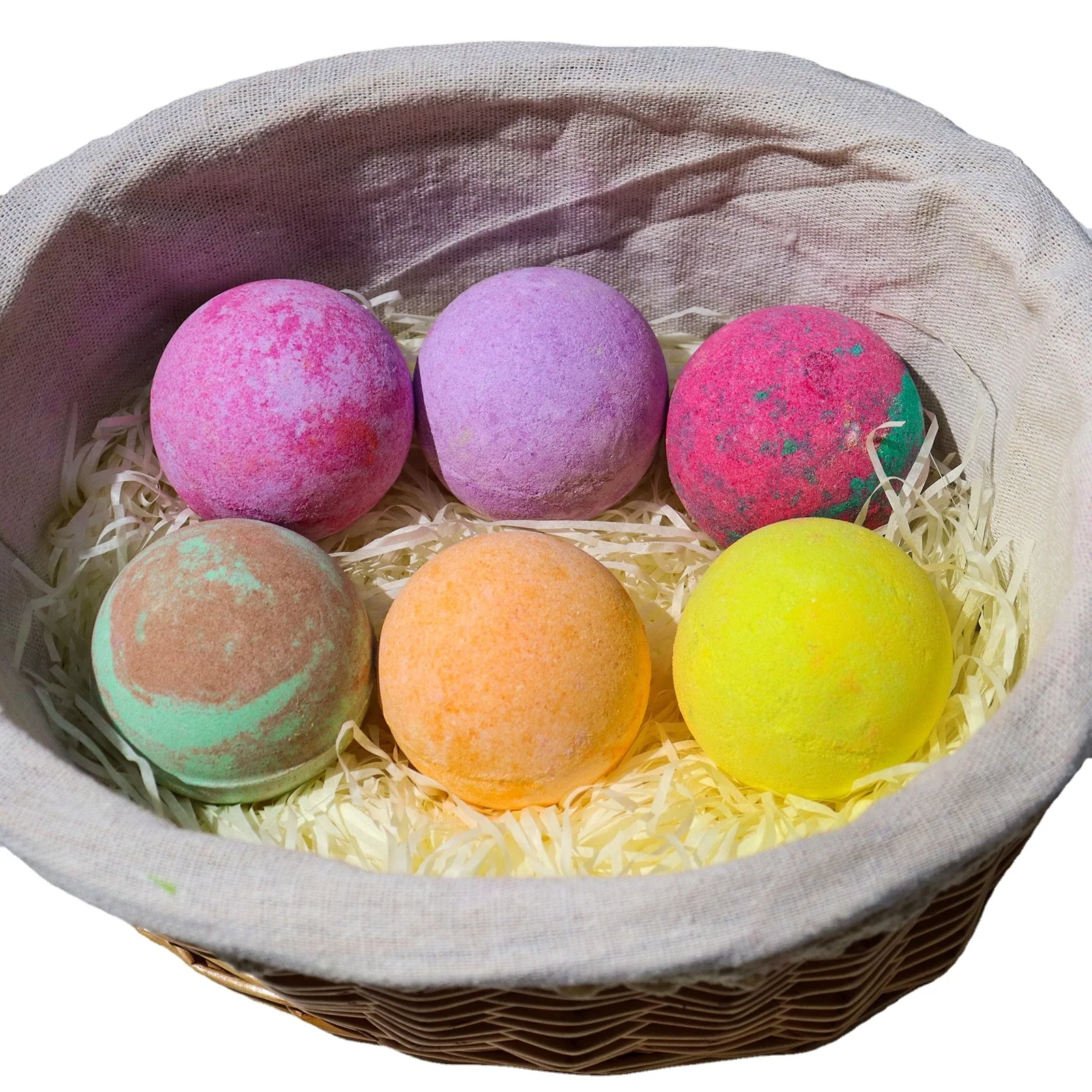 Dropshipping hot sell custom box package private label 6 pack organic handmade bubble natural vegan fizzy bath bombs