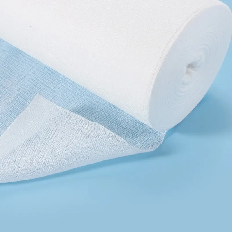 100% cotton different sizes medical gauze jumbo roll 1.50kg