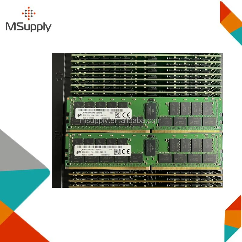 MTA36ASF4G72PZ-2G9E2TG 32GB PC4-23400 DDR4-2933MHz Registered ECC CL21 288-Pin DIMM 1.2V Dual Rank Memory Module