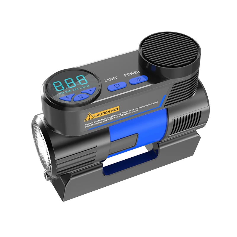 Беспроводной электрический портативный воздушный мини-насос для автомобильных шин 12 В