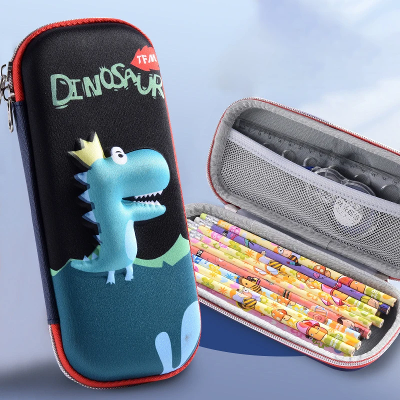 New Cartoon Pencil Bags 3d Three-dimensional Stationery Box Primary School Students Large Capacity Pencil Case Stationery Bag