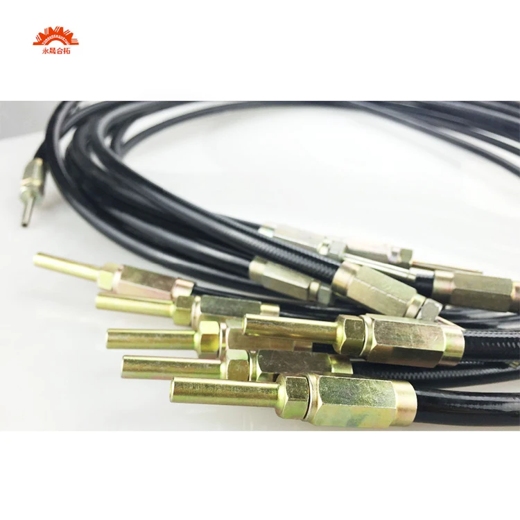 YONGSHENG Factory High Pressure Resin Hose Lubrication Hose Stud Accessories Threaded Sleeve Hose Centralized Lubrication System