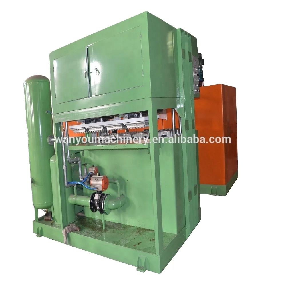 Waste Paper Recycling Pulp Molding Egg Tray Carton Box Making Production Line Machine for Farm Machinery