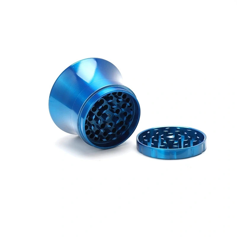 Wholesale zinc alloy 4 layers special herb grinder manual mini custom logo smoking metal tobacco grinder