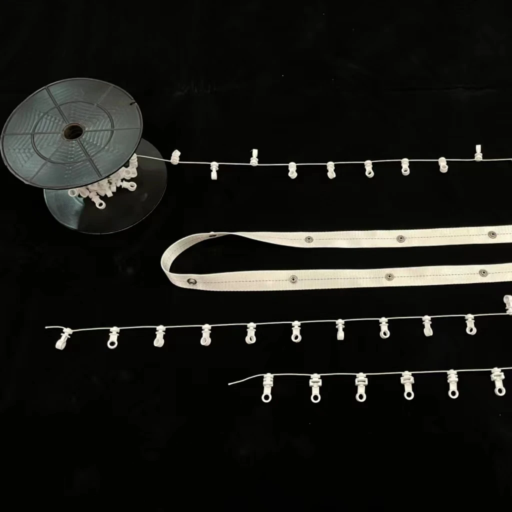 S Fold Curtain Tape Ripple Fold Curtain Track Accessories Wave Pleat Tape S Wave Curtain Rail System