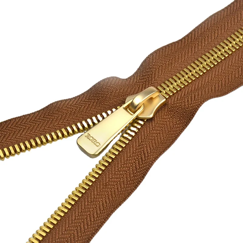 
Eco-Friendly Double Open Two Piece Set Active Separating Zipper #5 #8 #10 60Cm Rose Gold Silver Tape Cosmetic Jacket Boots Women 