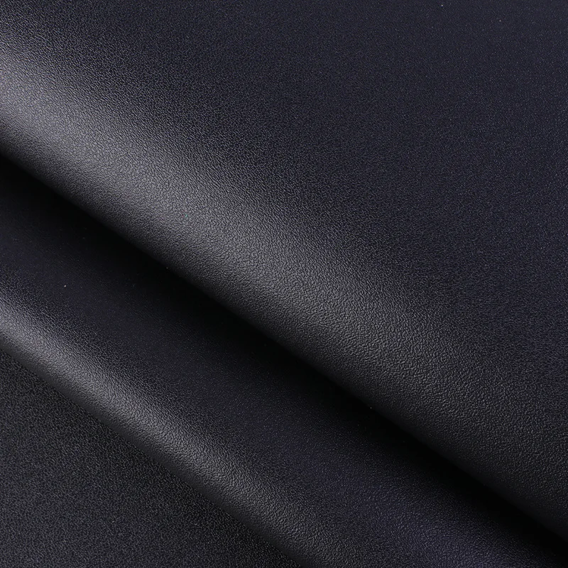 Directly Manufacturer Sale 0.5mm Encrypted Bottom100 Pattern Black Cushion Belt Pvc Leather for Furniture Seat