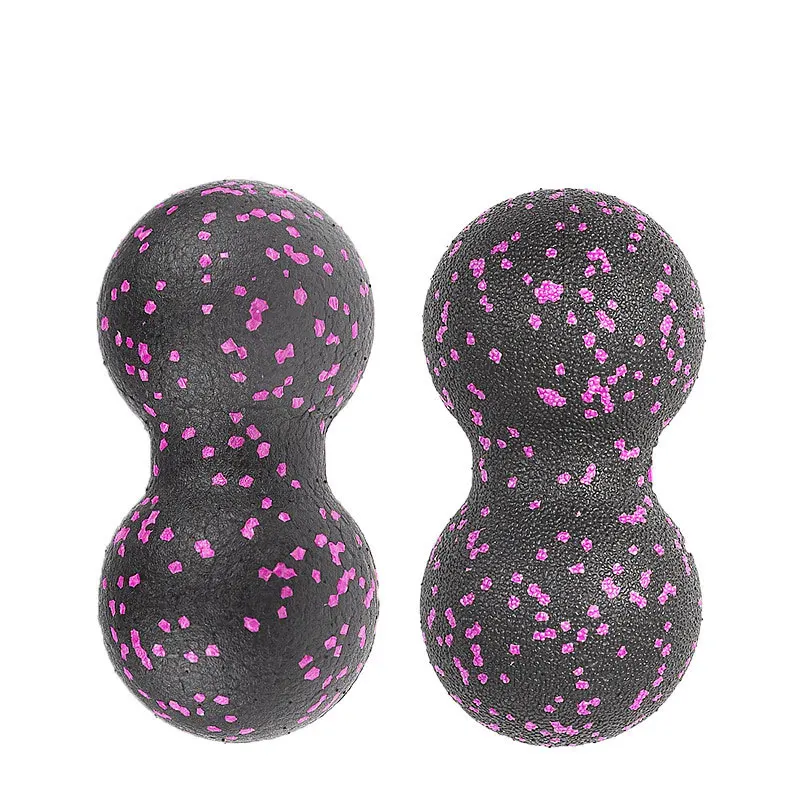 Customized Weight 30g Eco-friendly Peanut Ball Conjoined Double Fascia Balls Multi-functional EVA Massage Ball