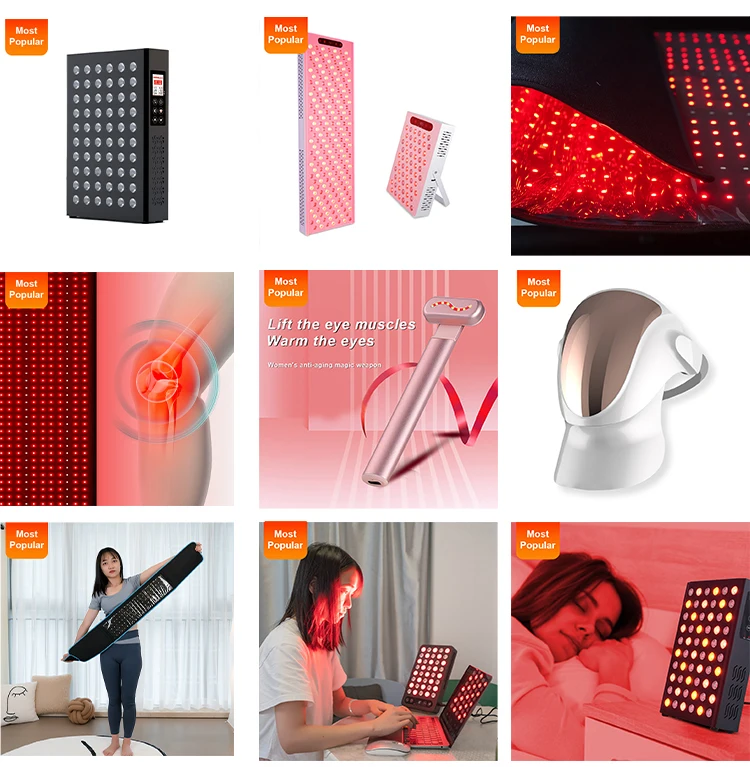 4 Wavelengths  Red Light Therapy Sauna 660nm Led Red Light 850nm Near Infrared Light Therapy Devices