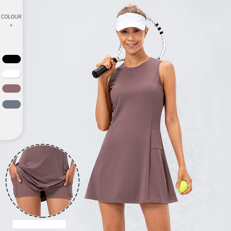 OEM hot selling High Waisted Athletic Golf dress running casual tennis dress for women