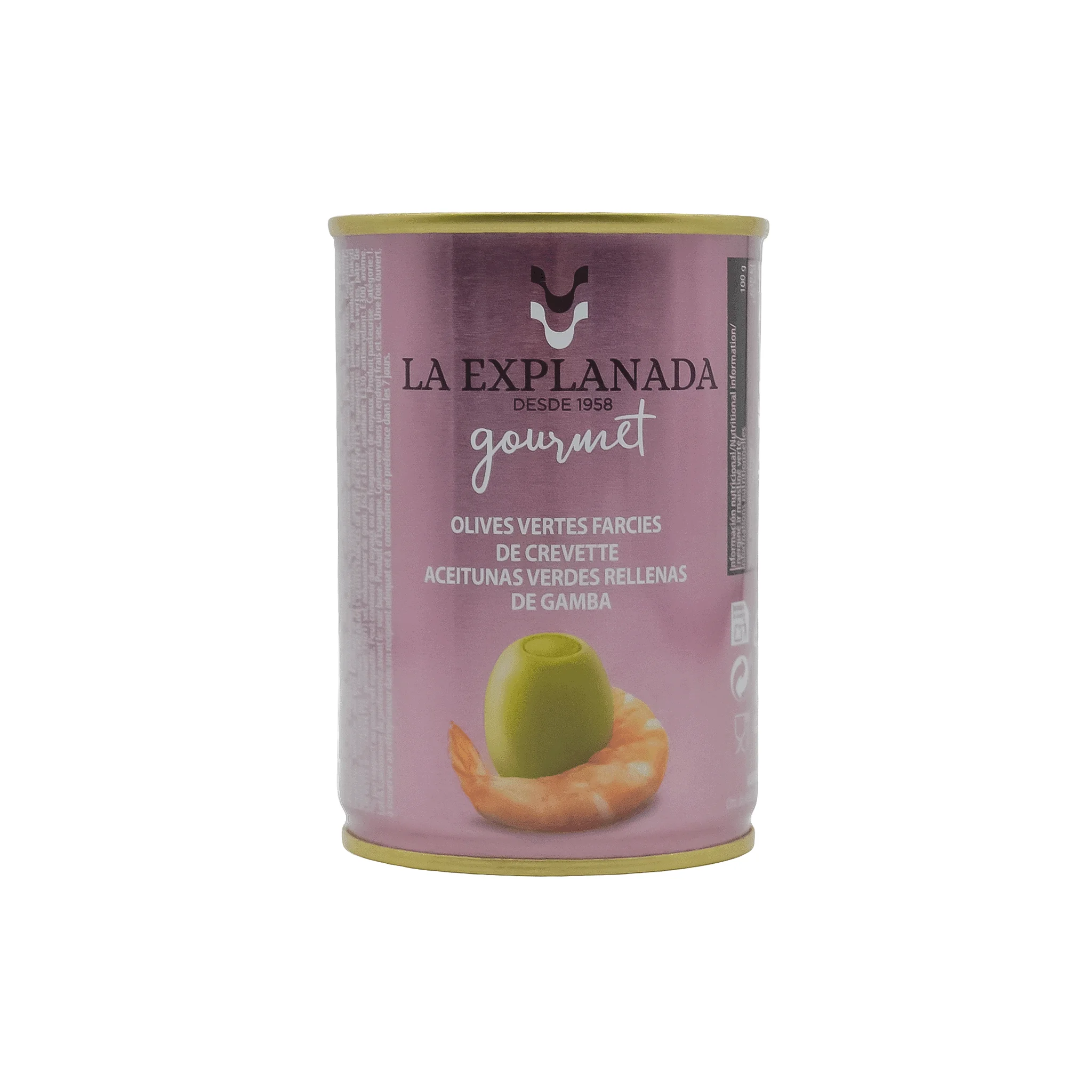 Отличное предложение испанские качественные пастеризованные зеленые оливки с долгим сроком годности начинкой из креветок для домашнего
