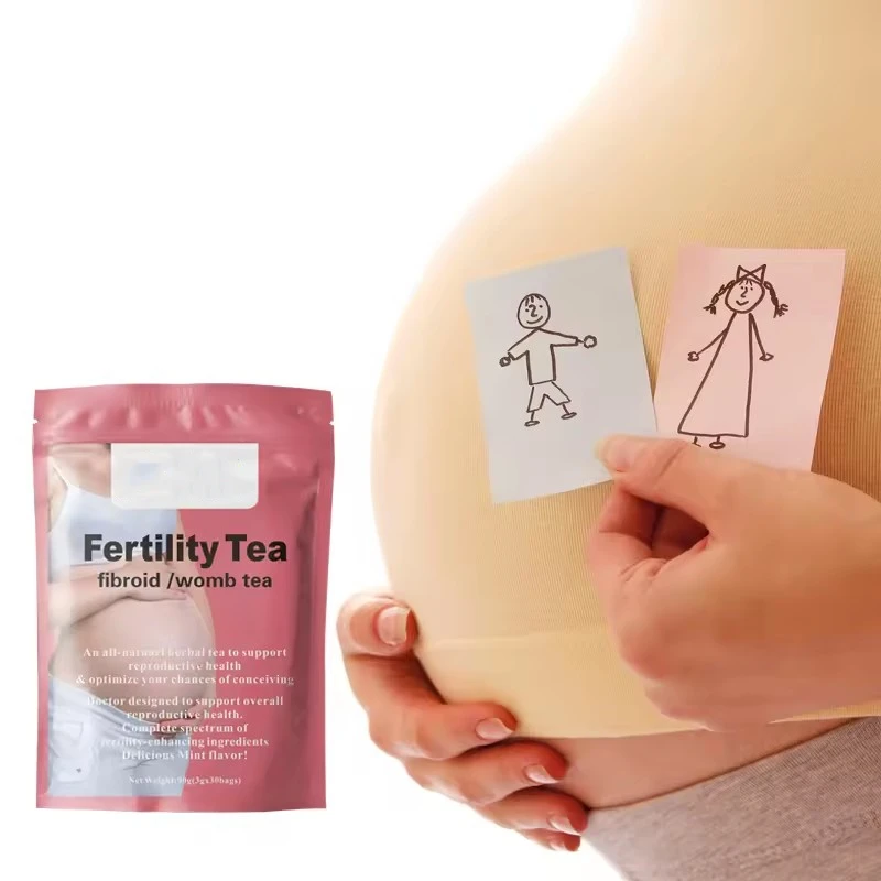 OEM ODM Woman Womb Detox Tea Rose Flower Flavored Female Period Pain Relief Tea Herbal Supplement For Women In Peroid