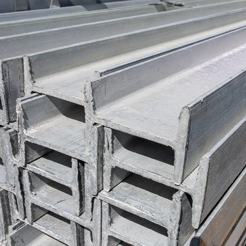 Q235 hot dip galvanized structure H beam carbon steel H beam price customized structural steel i beam
