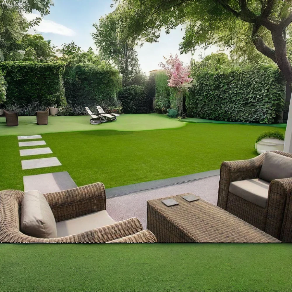 30mm Artificial Turf Lawn Realistic Natural Synthetic Grass for Gardens and Tennis Outdoor Sports Surface