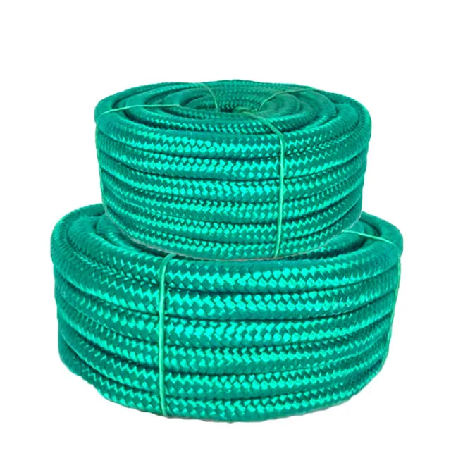 Hot Selling Durable Fishing Gear Green PP Braided Fishing Rope