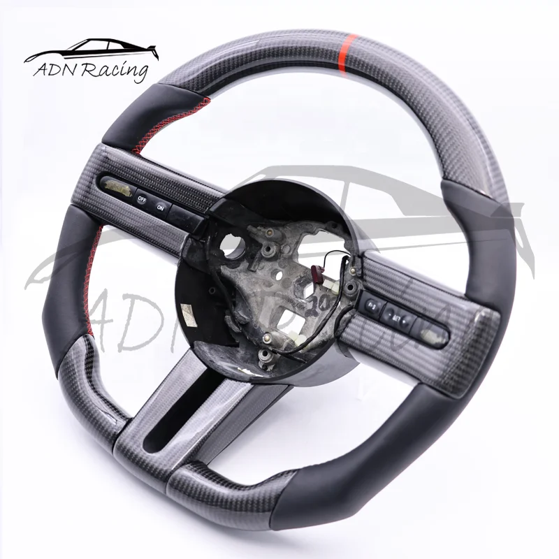 Углеродное волокно OEM руль для FORD MUSTANG V6 V8 GT 2005 2006 2007 2008 2009