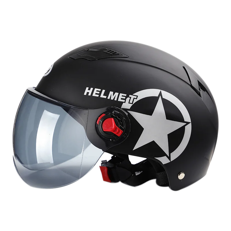 BYB/X-222 Cost-effective motorcycle helmet fashion personality half helmet lightweight bicycle helmet