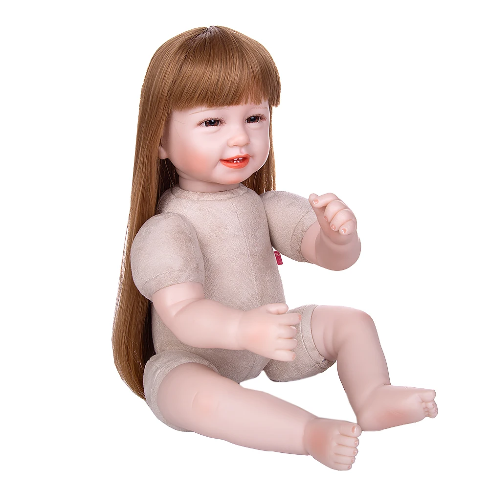 
New Arrival Fashion Smiling Soft Silicon Reborn Baby Doll 