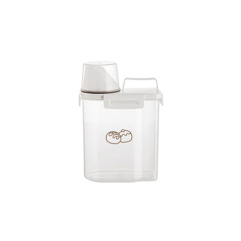 Wholesale Kitchen Multifunctional Eco- friendly Plastic Rice Spice Storage Container For Household Storage With Logo Molding