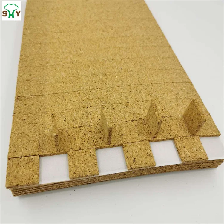 Hot Sale Self Sticky Cork Pad with PVC Foam Protector for Glass Separation Cork