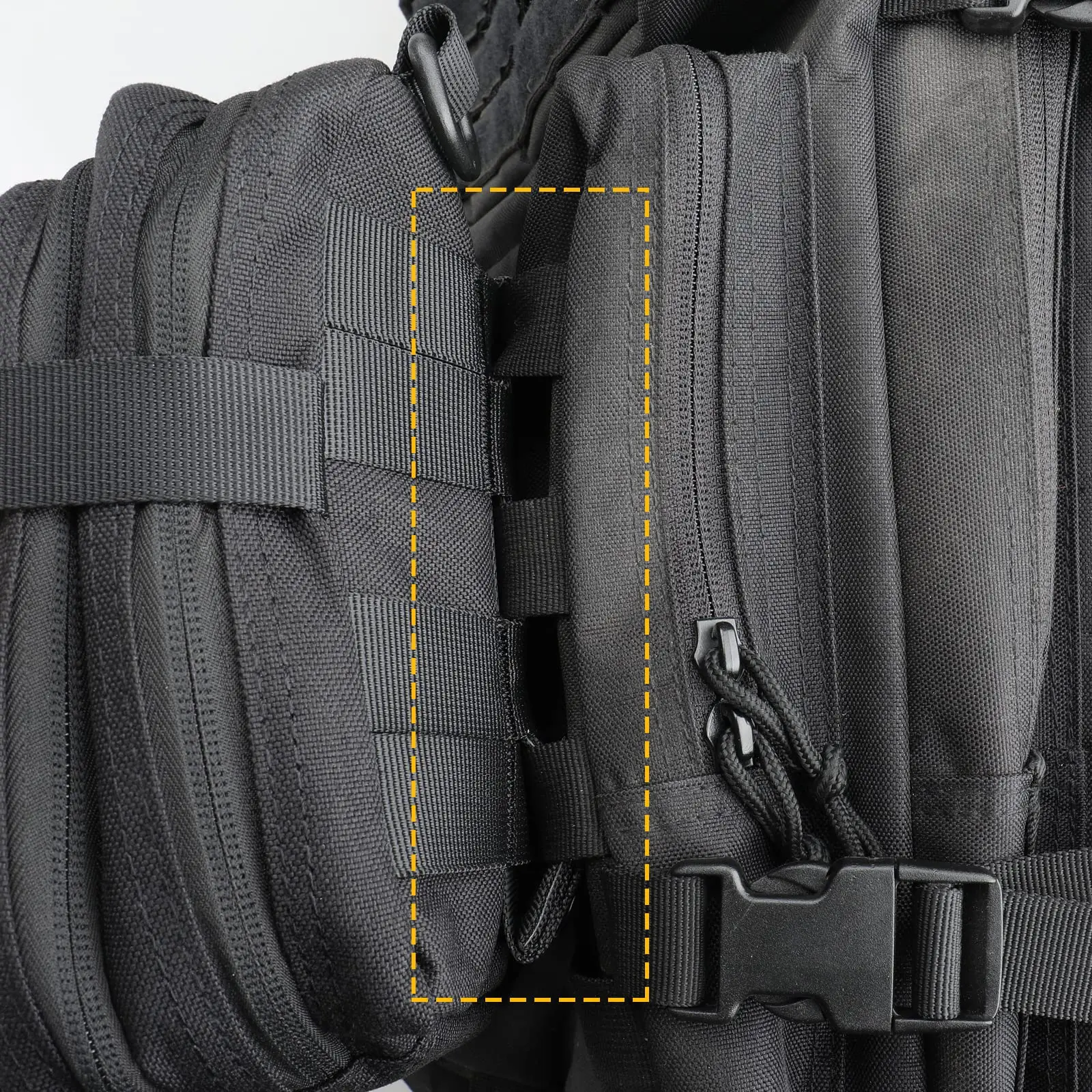 6 INCH CXXM Outdoor Training tactical molle strap Molle Webbing Straps Attachment Snap mountaineering bag combination buckle