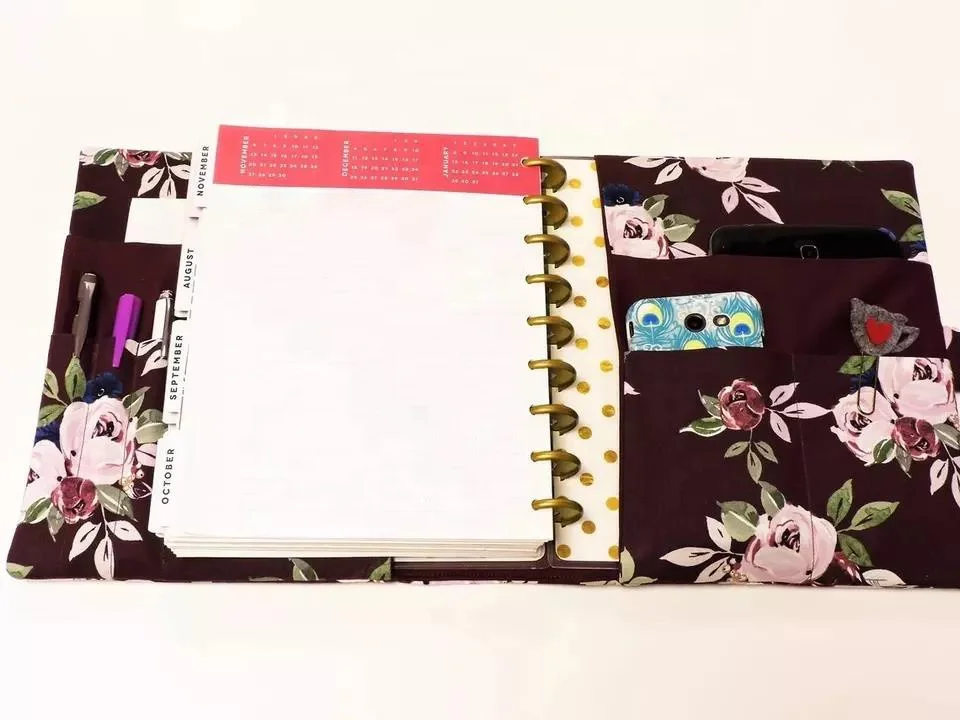 minimalist my melody mini composition linen Disc Bound happy planner blank 5 subjects