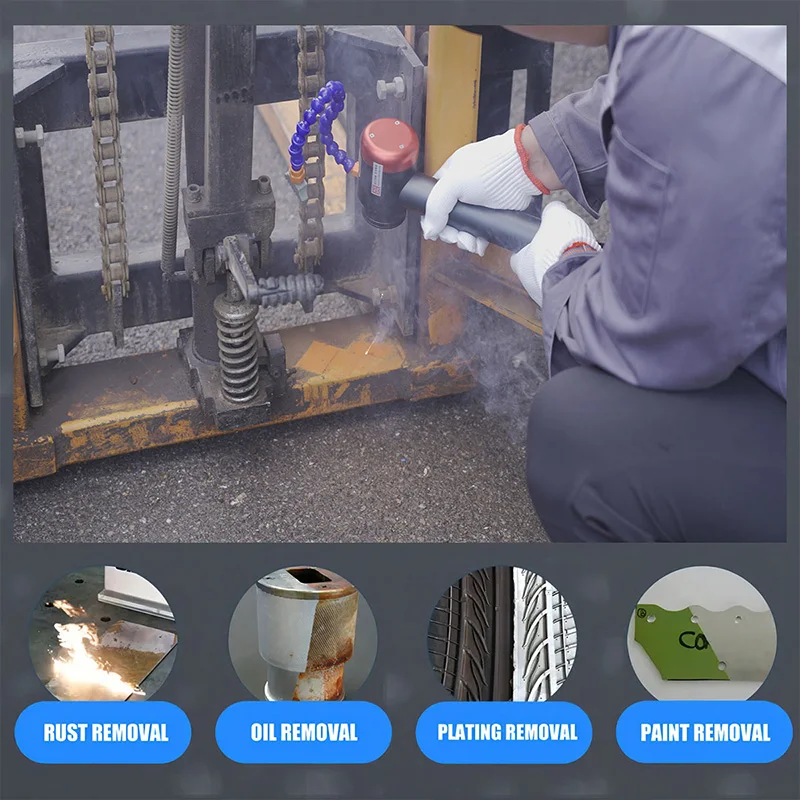 2024 CE High frequency industrial laser cleaning wobble Continuous laser cleaning machine