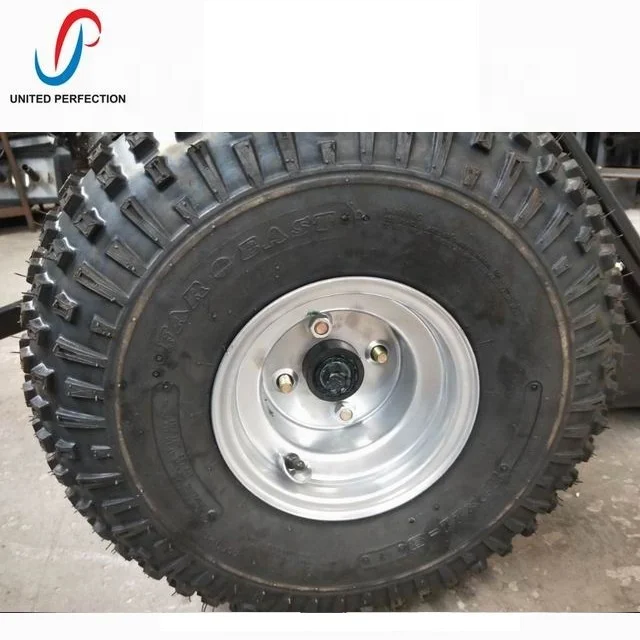 Promotional 2020 Promotional 300L 10 Cuft atv tow behind trailer atv poly trailer lawn mower trailer for sale